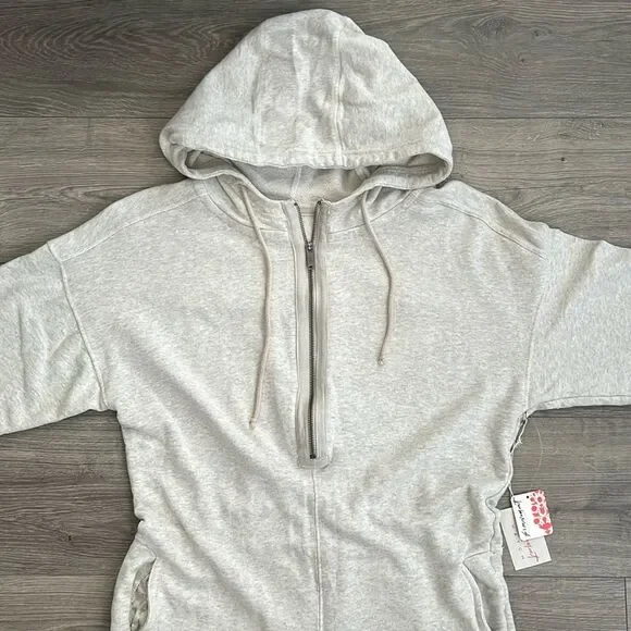 Free People Movement x HATCH Warm Up Maternity Jumpsuit Small Gray Loungewear